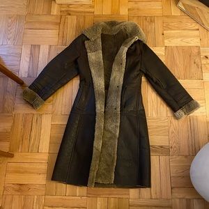 Long aviator jacket